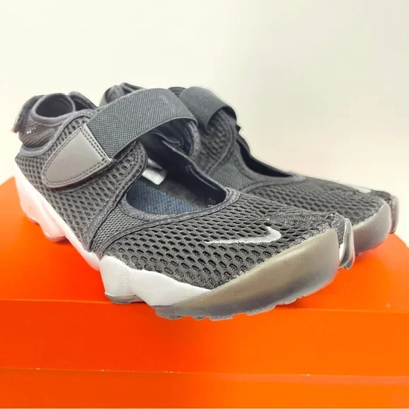 Nike Air Rift BR Breathe Size 6 7 8 9 10 Black Cool Grey White 848386-001 Rare - Picture 3 of 7